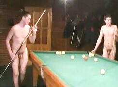 Guys Naked Hot Billiards