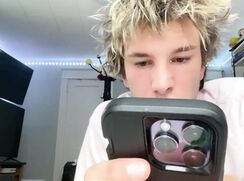 cute max get a hardon on youtube stream