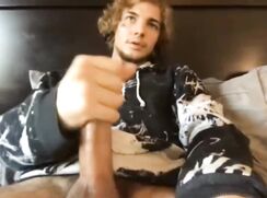 cute blonde imake huge cumshots clip