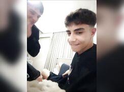 Two hot turks showing off and cumming