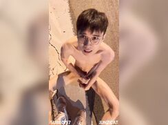 Subboi takes a walk outside