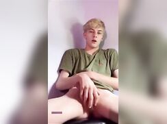 Blonde Boy Beat Off