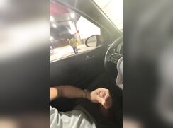 Cumming at the Shell station