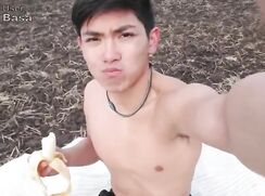 he cums outside for you