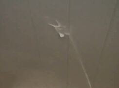 What a cumshot in public toilet