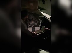 Car cruising at night