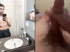 Horny Jacob blows his load