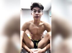 White socks, glasses, muscular build, straight man – a surprising contrast 09