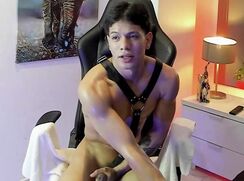 Tony Playing With His Big Cock