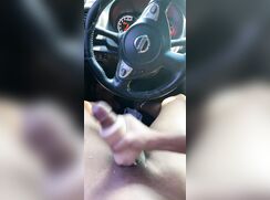 Hand job in the car