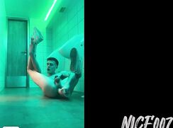 PLAYING IN SWEET PUSSY IN PUBLIC RESTROOM