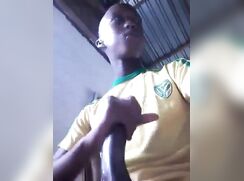 African teen Boy Masturbates Until He Cums After School 18