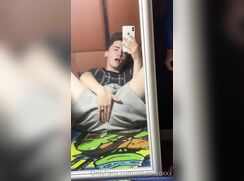 cute oliver playing ass bate