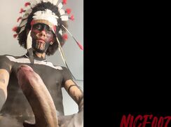CUTE NATIVE HIS BIG DICK N CUM