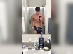 cute fit proud of his body show