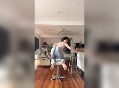 cute big cock showing hairy ass bate
