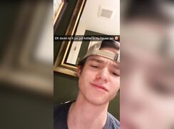 cute fit flexing big cock reveals
