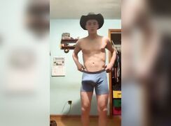 Cowboy with a huge ???