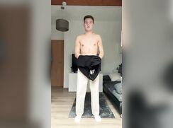 German teen shows off