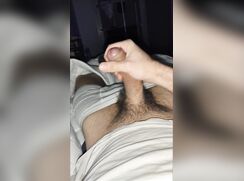Compilation of a young horny and hung guy intense jerk off