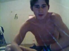 Vintage webcam: Drunk, naked Russian