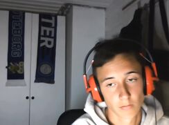 Swedish Fit Soccer player wanks off on webcam - AI Enhanced