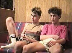 Vintage Twink Boys Play Couch Sex Classic