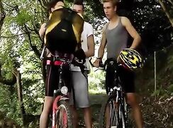 a twink and two cyclists porn videos