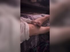 Submissive cute twink wanks and shows off on cam