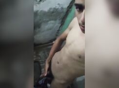 Egyptian twink showing dick