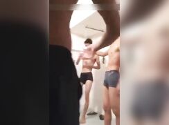 Locker-room spycam: Oriental lads