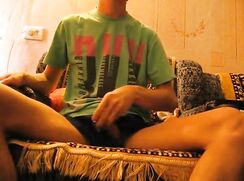 Jerking till he Squirts