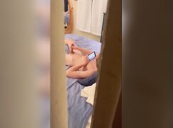 Catching his friend jerking-off after school