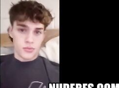 Long Cock in Dorm Room Boner Show