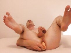 Taking a dildo up my ass 2