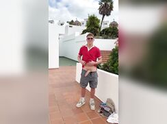 cute alfie ibiza instant cock show