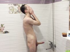 AHV-HD - Teen jerking off in the bathroom