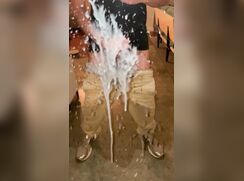 Guy shooting massive loads