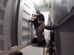 Twinky Fucked by Muscular Dude in Entryway