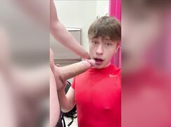 Sucking friend's cock huge cock guys