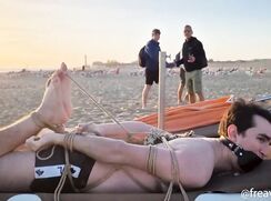 Tied up at the beach