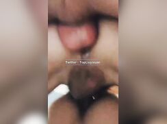 Fresh-faced younger guy gets bareback creampied by two Tops