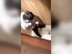 spying on a chinese boy wanking