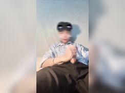 asian horny boy jerks on cam