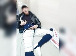 korean boy in baseball uniform 1