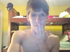 Vintage webcam: Big smile, big dick!