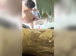 Roommate spied in the bathroom