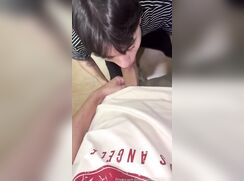 Mendes cum in Bathroom