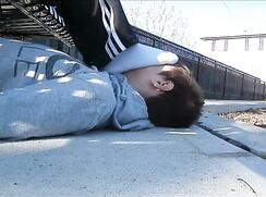 Young Foot Fetish Master and Sub