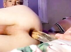 Twink playing and nutting